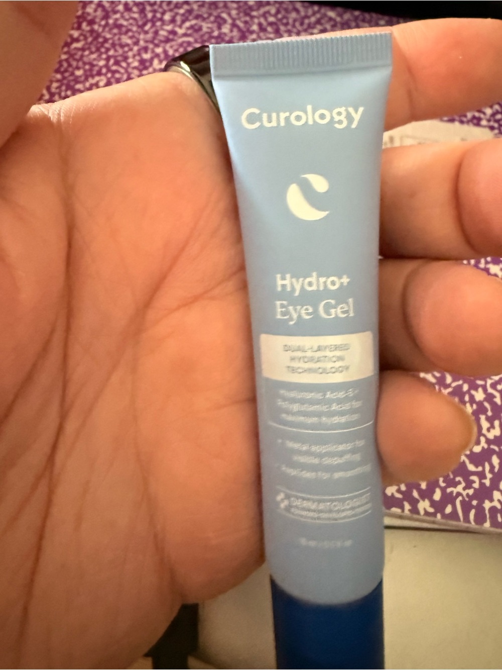 Curology Hydro+ Eye Gel — Light Blue Hydrating Eye Cream